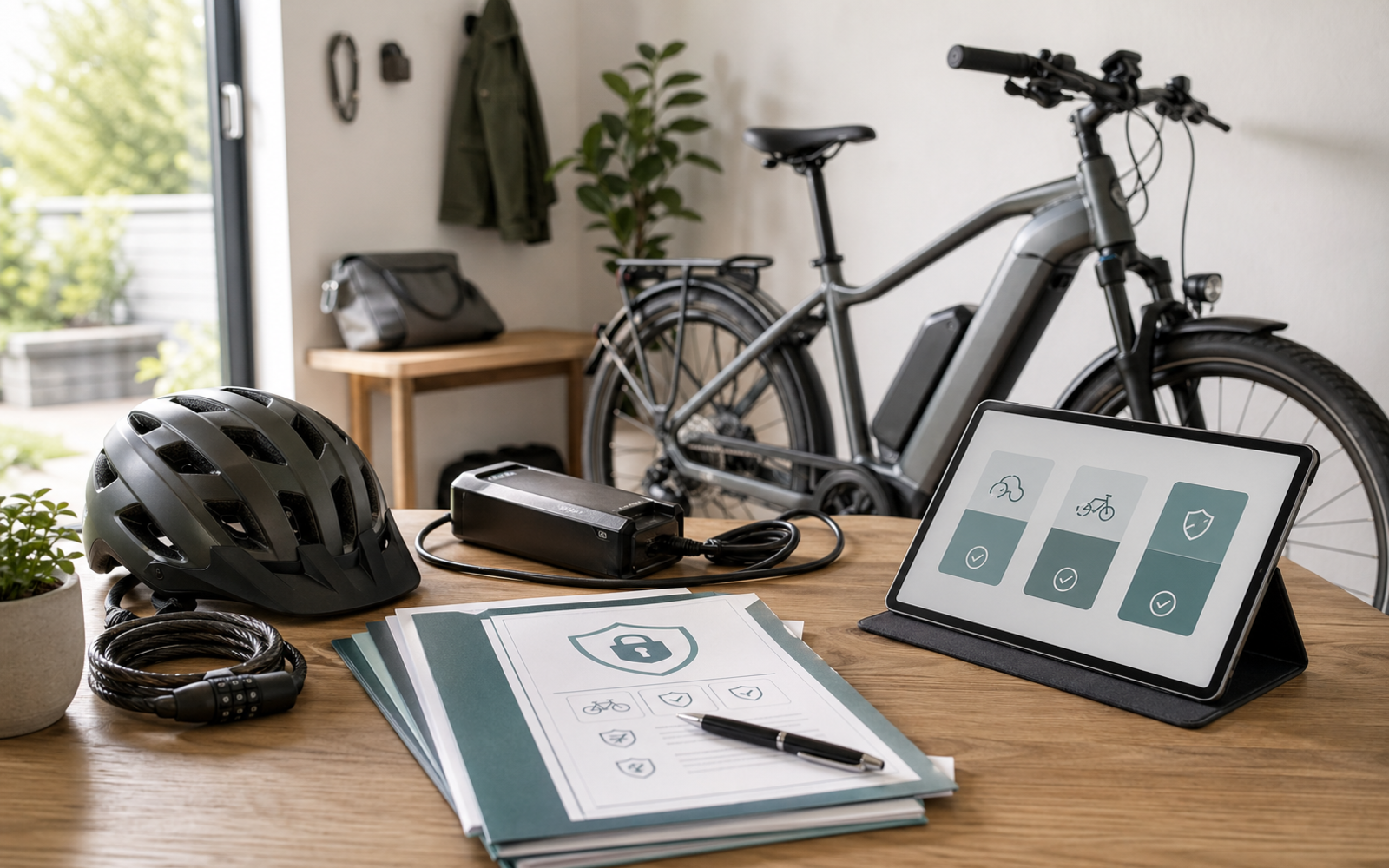 Themenbild für E-Bike Versicherung auf cyberversicherungprivat.de